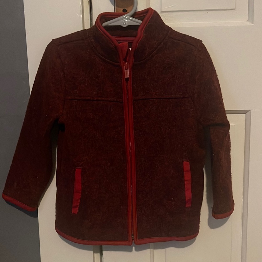 Burgundy sweater knit for boys